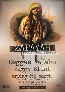Zafayah Reggae Rajahs at OTB artwork