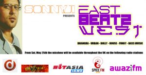 PRESS RELEASE Former BBC Asian Network DJ Sonnyji starts syndication of online radio show 'East Beatz West' to UK stations