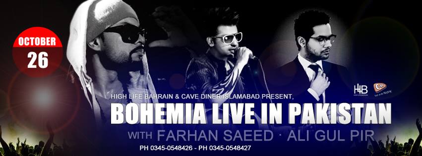 BOHEMIA Live in Concert feat Farhan Saeed Butt & Ali Gul Pir