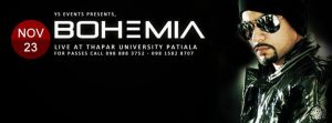 BOHEMIA - Live at Thapar University Patiala