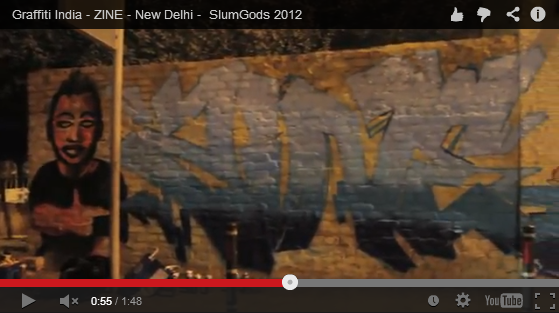 Watch Graffiti Artists at work in India