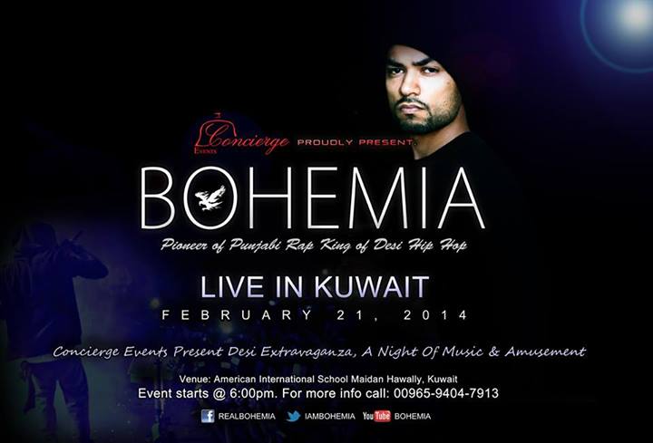 BOHEMIA - live in Kuwait, Feb 21 2014