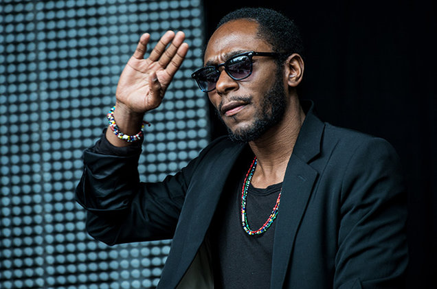 Yasiin Bey aka Mos Def saluting his supporters and fans