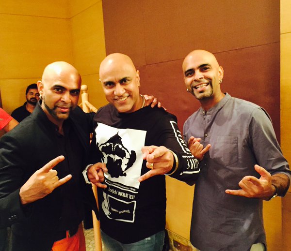 Baba Sehgal With Raghu and Rajeev