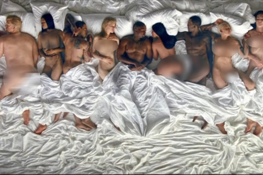 kanye west famous music video uncensored