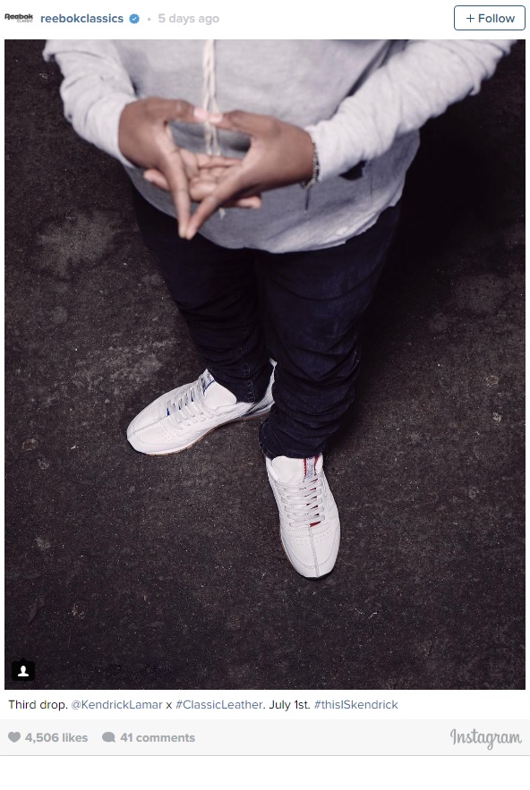 reebok classics kendrick lamar new design