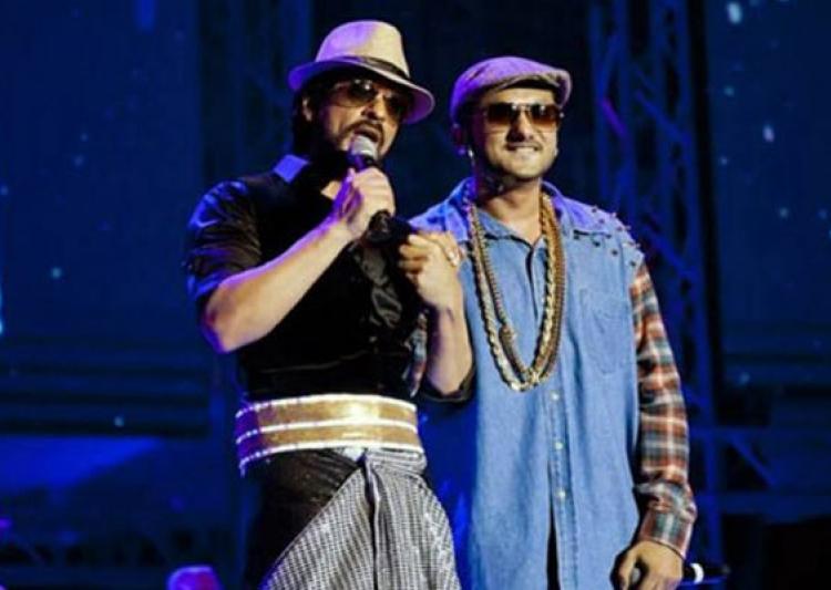 yo yo honey singh and shah rukh khan